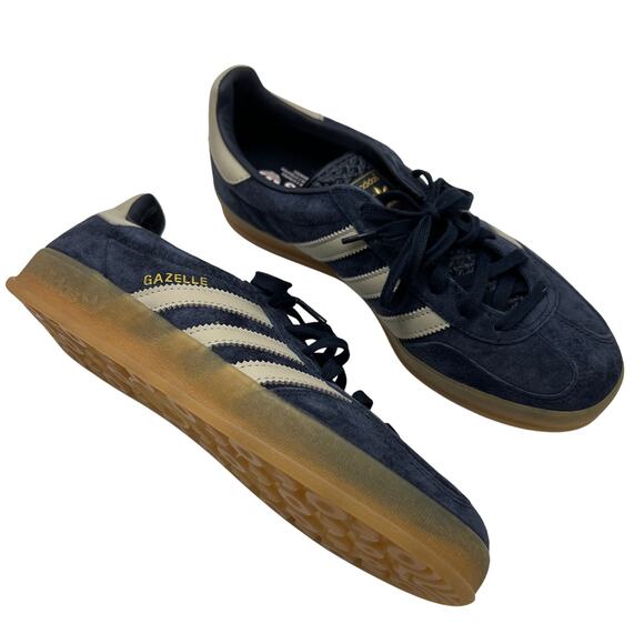 Adidas Gazelle Shoes Originals Sneakers Legen Ink Blue White IH7501 Men\'s Sz 7.5 main image 6